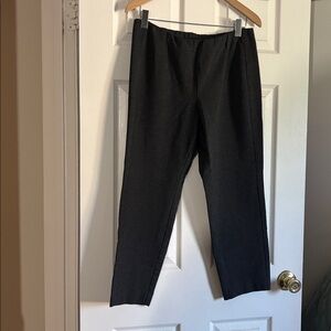 J. Jill Black Straight-Leg Dress Pants Petite M